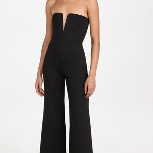 Good American Strapless "V" Scuba Jumpsuit NWT Size 4